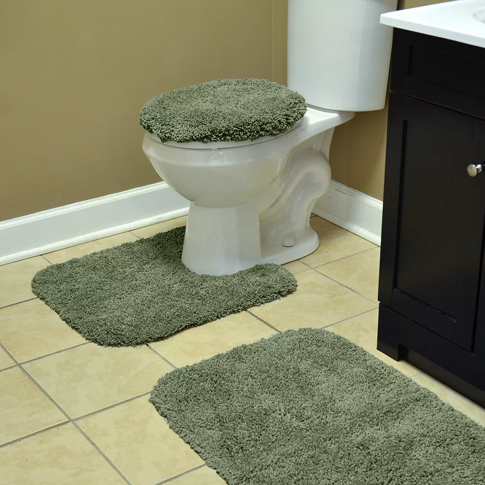 Garland Rug Serendipity Solid Shag 3pc Bath Set - Image 2
