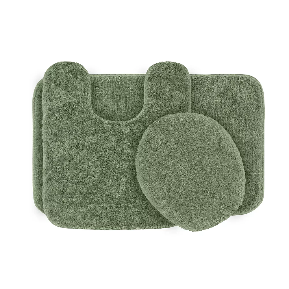 Garland Rug Deco Solid Plush 3-piece Bath Set