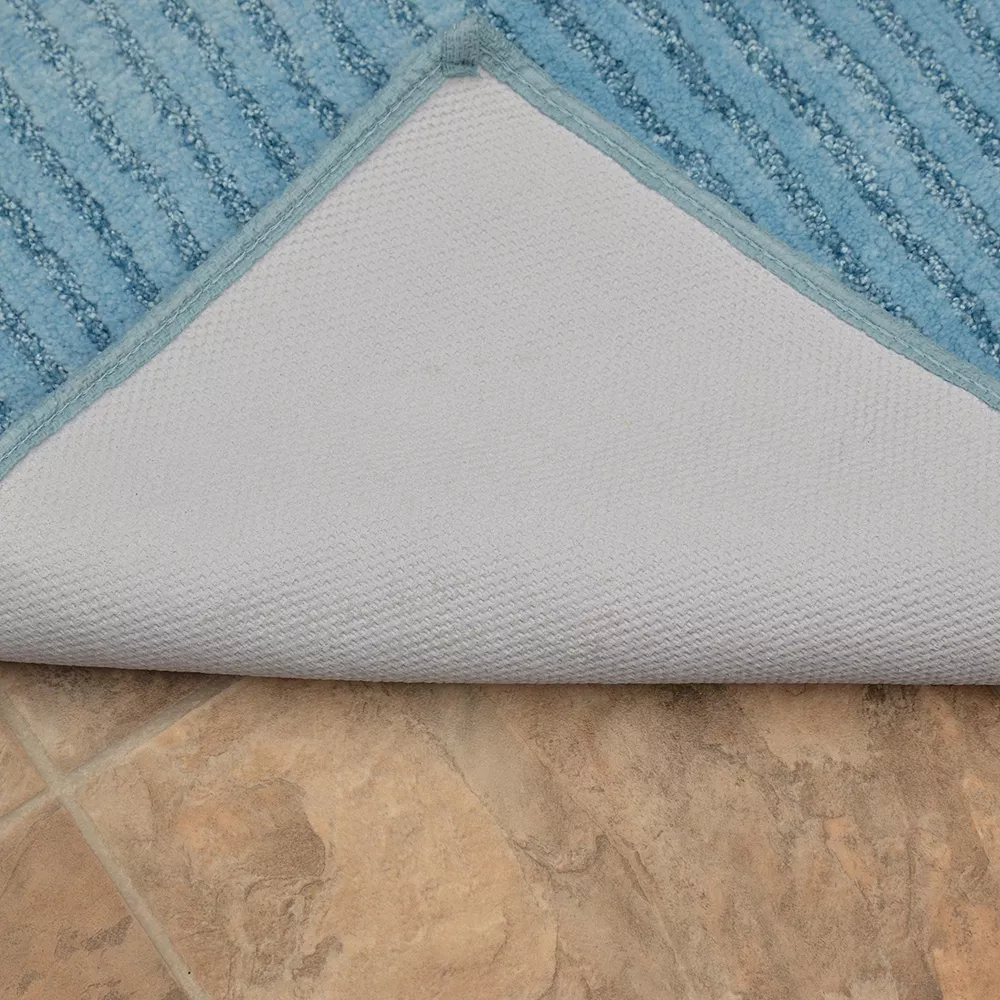 Garland Rug Reflections Plush Striped 3pc Bath Set - Image 3