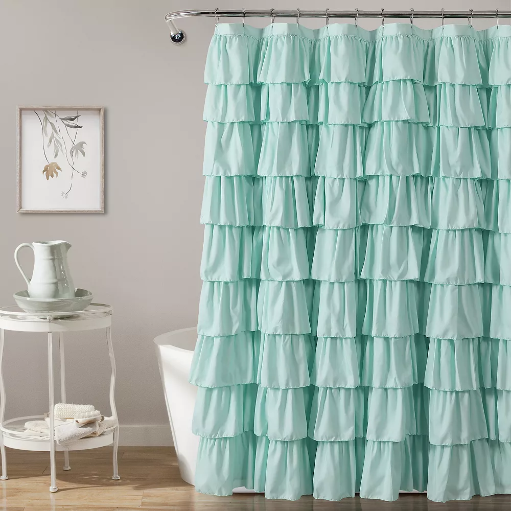 Lush Décor Lush Decor Ruffle Fabric Shower Curtain - Image 2