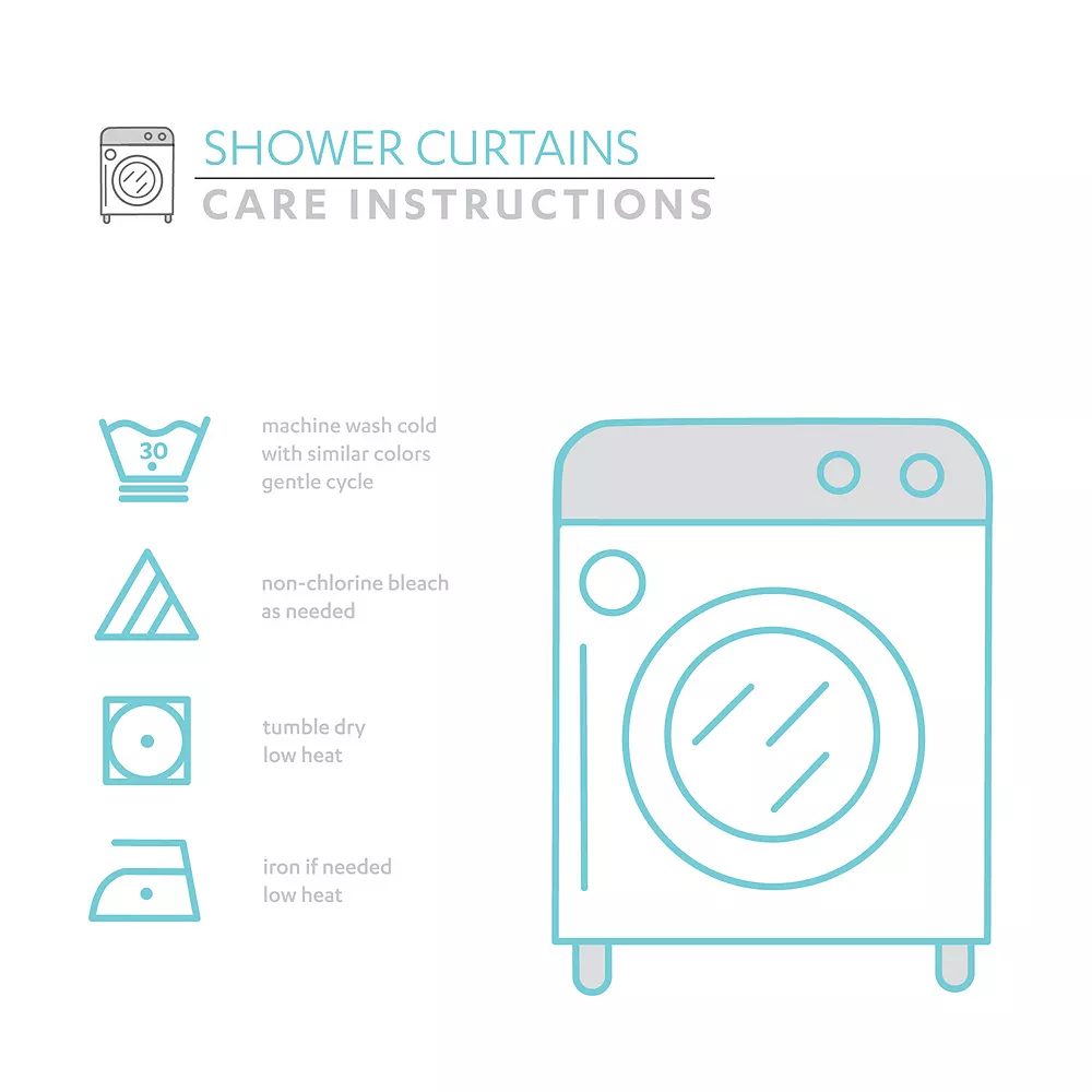 Lush Décor Lush Decor Ruffle Fabric Shower Curtain - Image 6