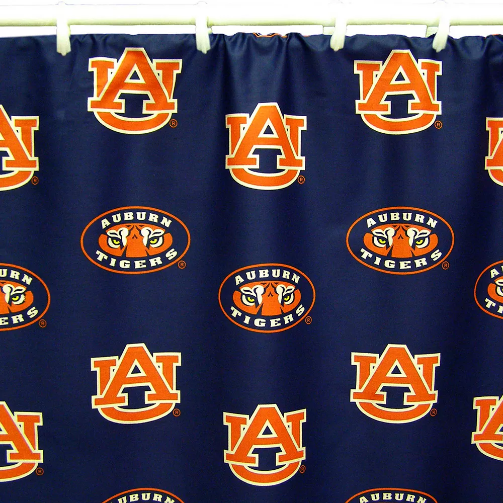 College Covers Auburn Tigers Printed Shower Curtain Cover