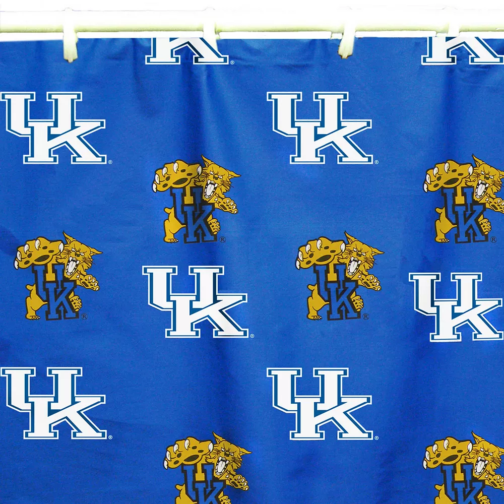 College Covers Kentucky Wildcats Printed Shower Curtain Cover
