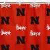 College Covers Nebraska Cornhuskers Printed Shower Curtain Cover