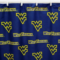 College Covers West Virginia Mountaineers Printed Shower Curtain Cover