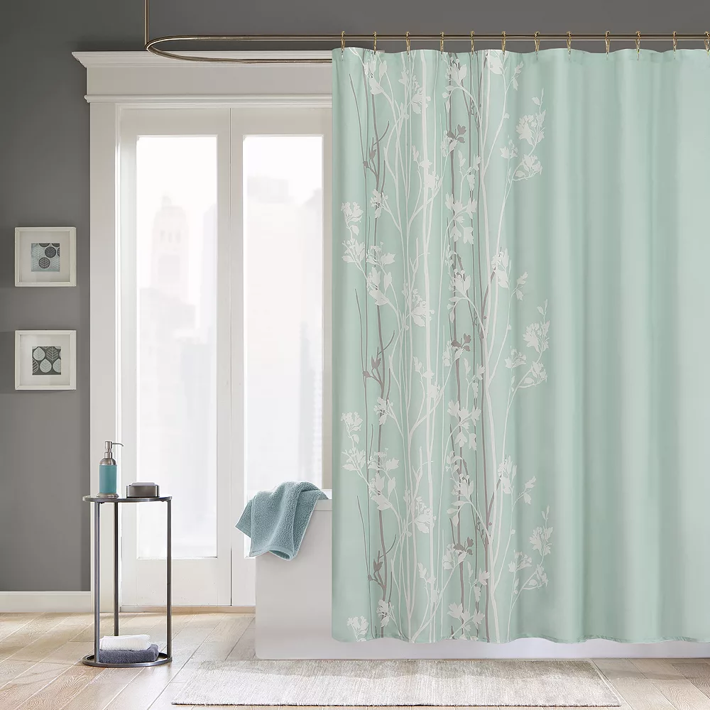 Madison Park Athena Fabric Shower Curtain