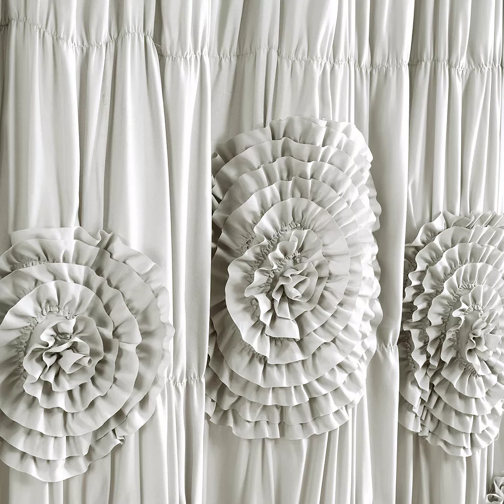 Lush Décor Lush Decor Serena Fabric Shower Curtain - Image 4