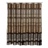 Popular Bath Safari Stripes Fabric Shower Curtain
