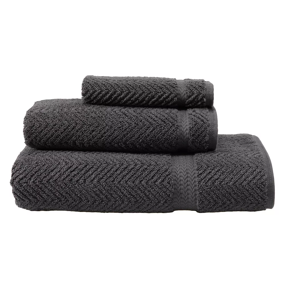 Linum Home Textiles Herringbone 3-pc. Bath Towel Set
