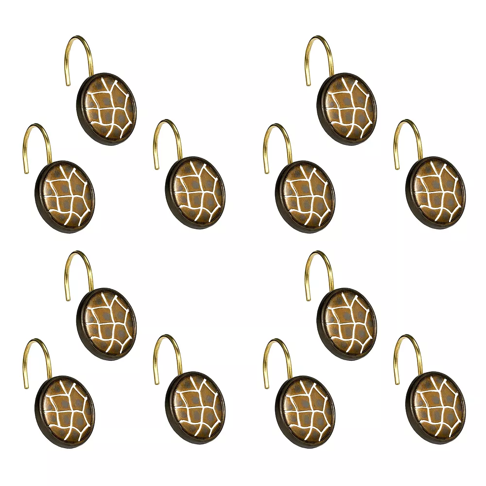 Popular Bath Gazelle 12-pk. Shower Curtain Hooks