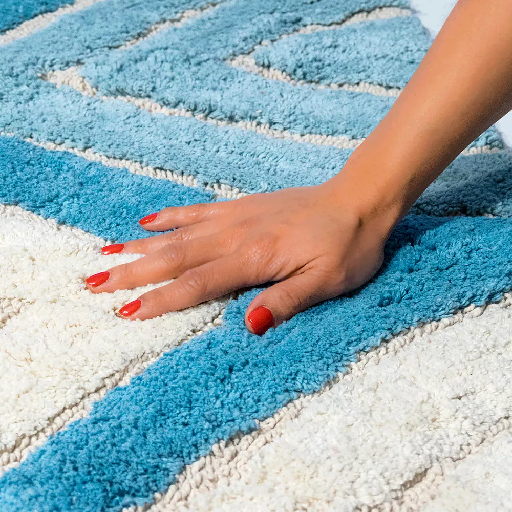 Chesapeake Davenport Wave Tufted 2-pc. Bath Rug Set - Image 5