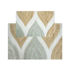 Chesapeake Davenport Wave Tufted 2-pc. Bath Rug Set