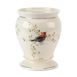 Avanti Gilded Birds Wastebasket