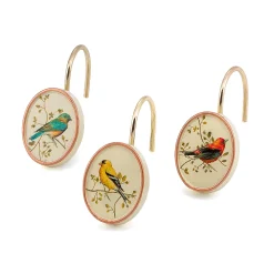 Avanti Gilded Birds 12-pk. Shower Curtain Hooks