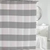 Cassadecor Stripe Fabric Shower Curtain