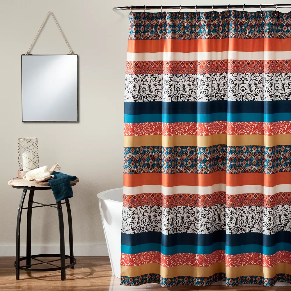 Lush Décor Lush Decor Boho Stripe Shower Curtain