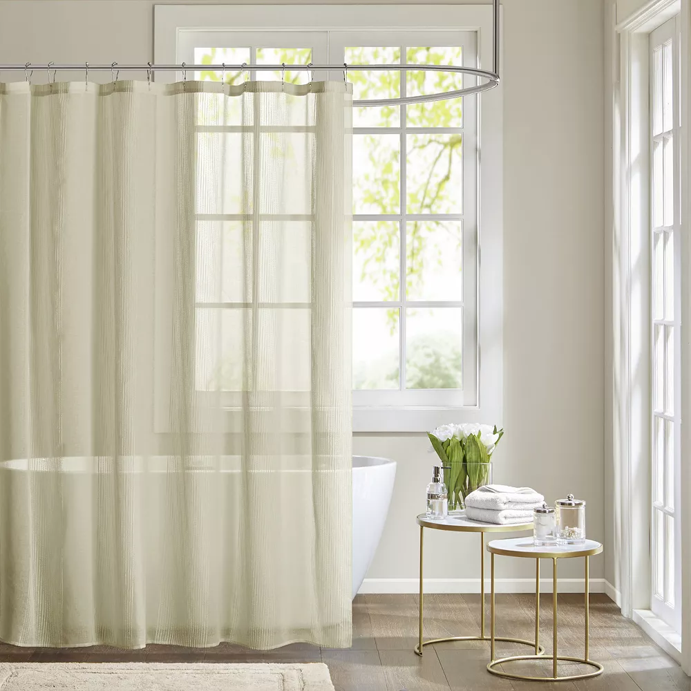 Madison Park Lydia Sheer Shower Curtain - Image 2