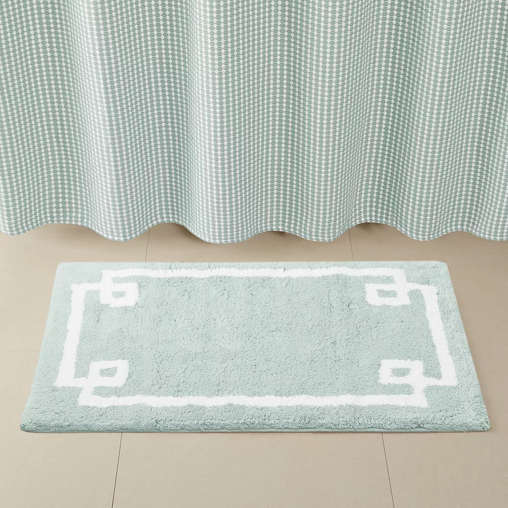 Madison Park Ethan Cotton Tufted Border Bath Rug - Image 2