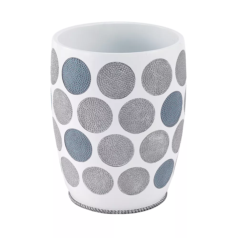 Avanti Dotted Circle Waste Basket