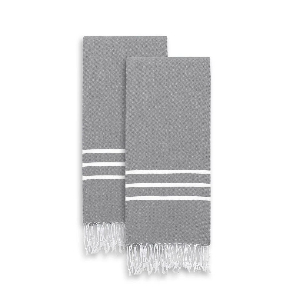Linum Home Textiles 2-pack Alara Pestemal Color Hand Towels