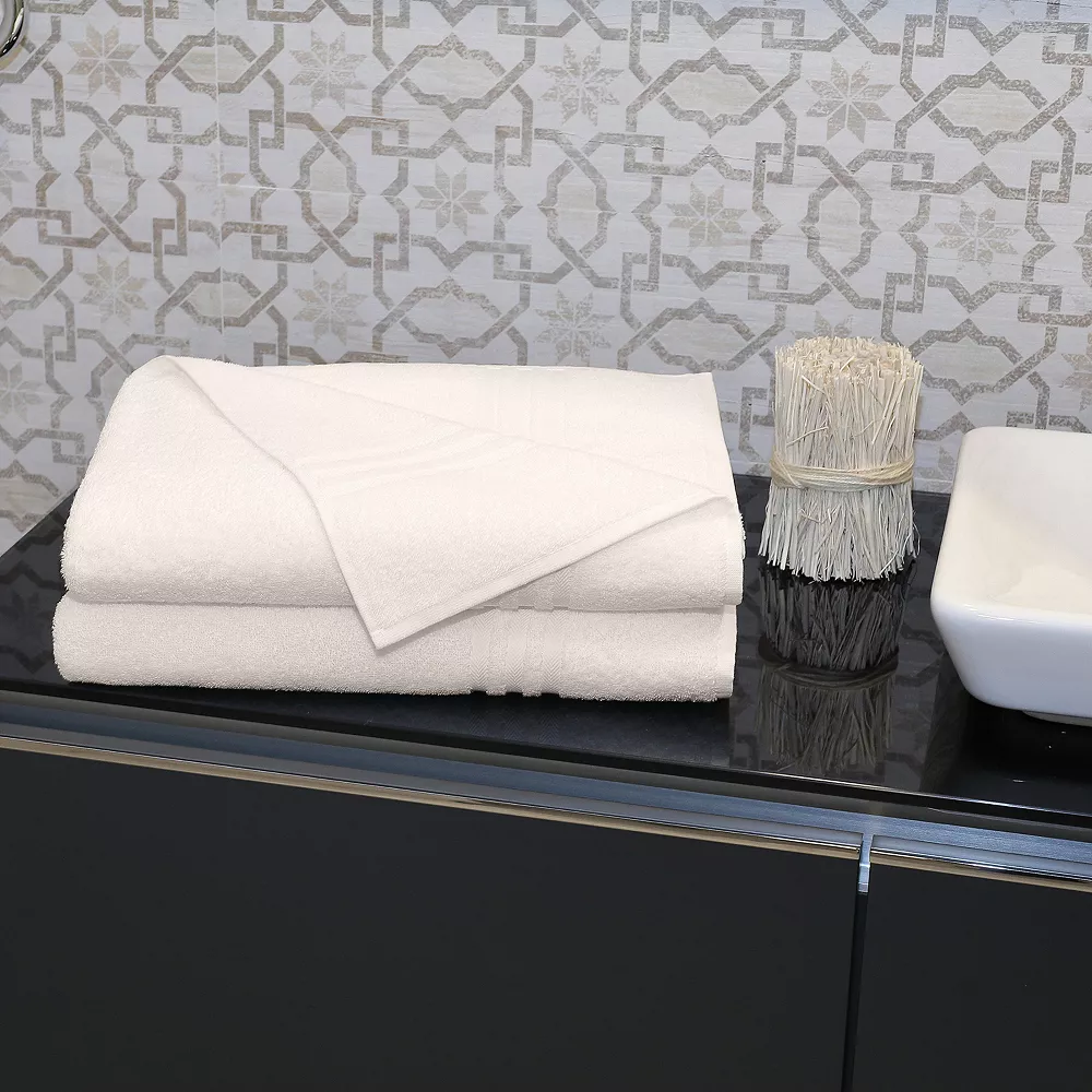 Linum Home Textiles 2-pack Denzi Bath Sheet - Image 2