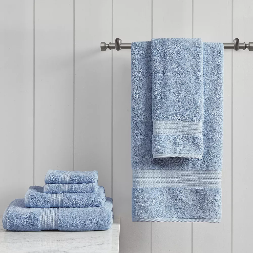 Madison Park Organic Cotton 6-piece Bath Towel Set - Image 2