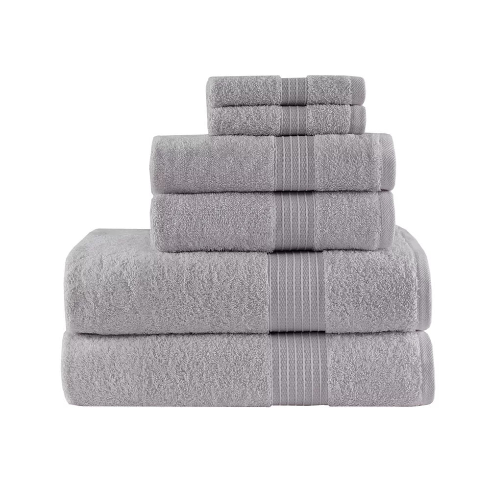 Madison Park Organic Cotton 6-piece Bath Towel Set