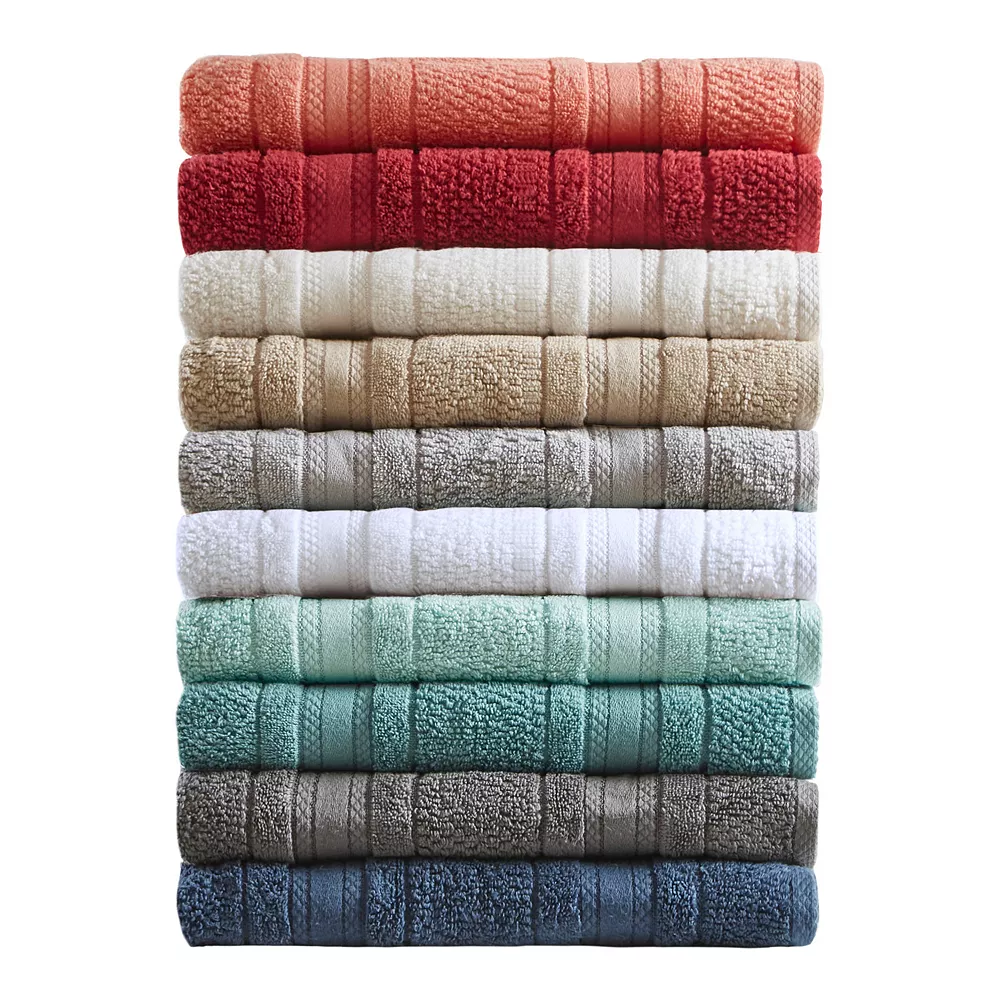Madison Park Essentials 6-piece Remy Super Soft Quick Dry Antimicrobial Cotton Towel Set - Image 3