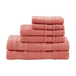 Madison Park Essentials 6-piece Remy Super Soft Quick Dry Antimicrobial Cotton Towel Set