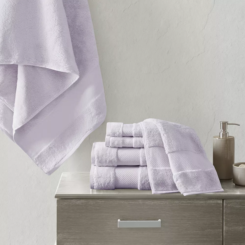 Madison Park Signature 6-Piece Oversized Turkish Cotton Bath Towel Set - Image 5