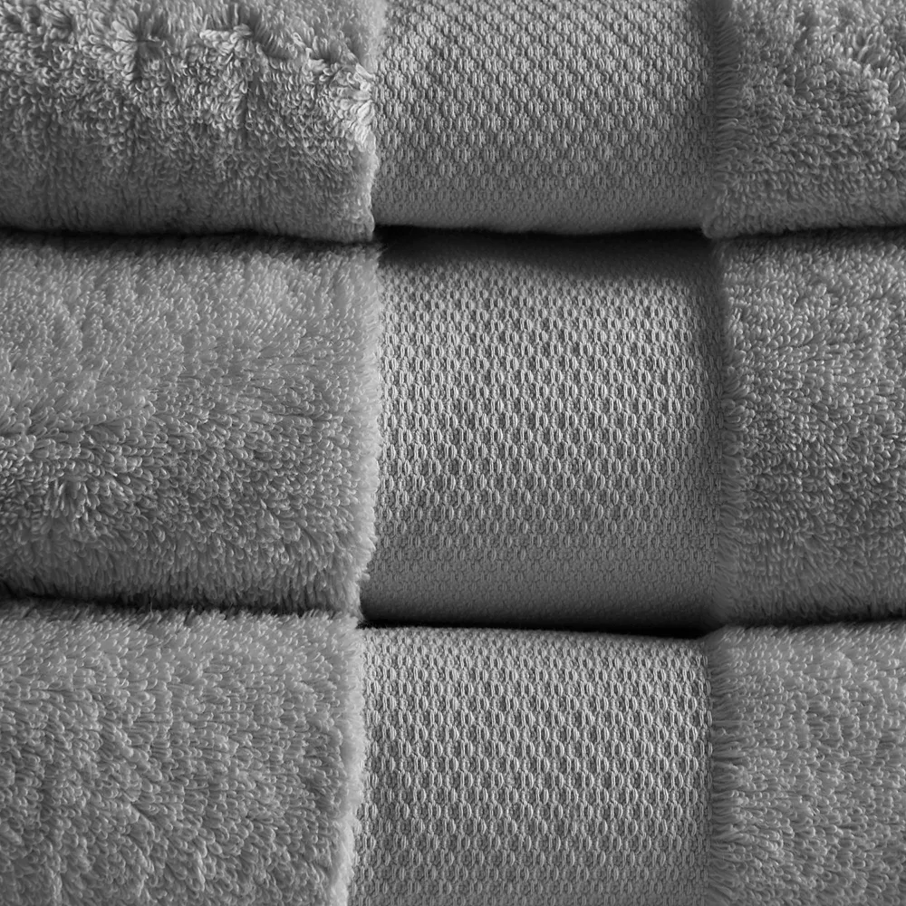 Madison Park Signature 6-Piece Oversized Turkish Cotton Bath Towel Set - Image 6