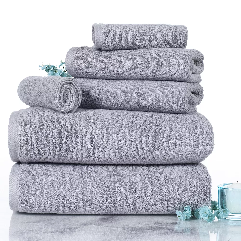 Portsmouth Home Zero Twist 6-piece Bath Towel Set - Image 3