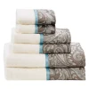Madison Park Whitman Jacquard 6-piece Bath Towel Set