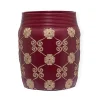 Popular Bath Elegant Rose Wastebasket