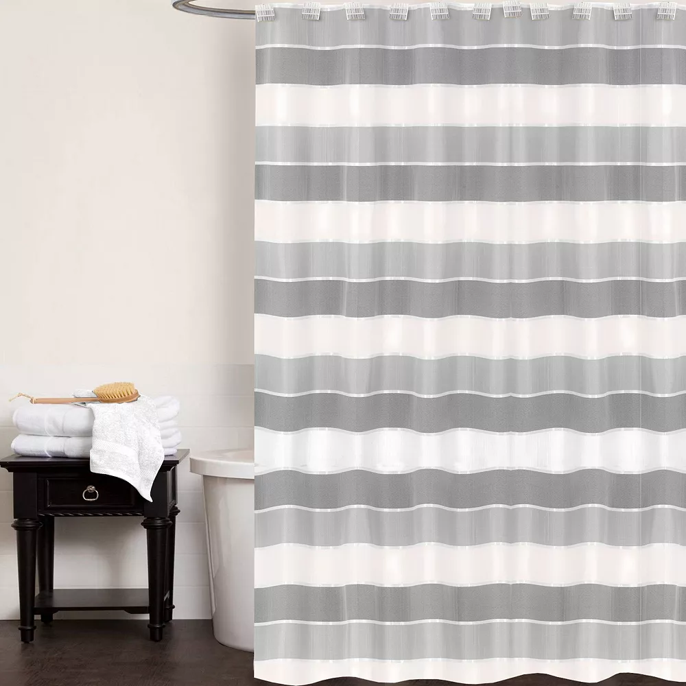 Popular Bath Modern Line Shower Curtain - Image 2