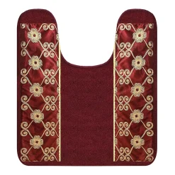 Popular Bath Elegant Rose Contour Rug
