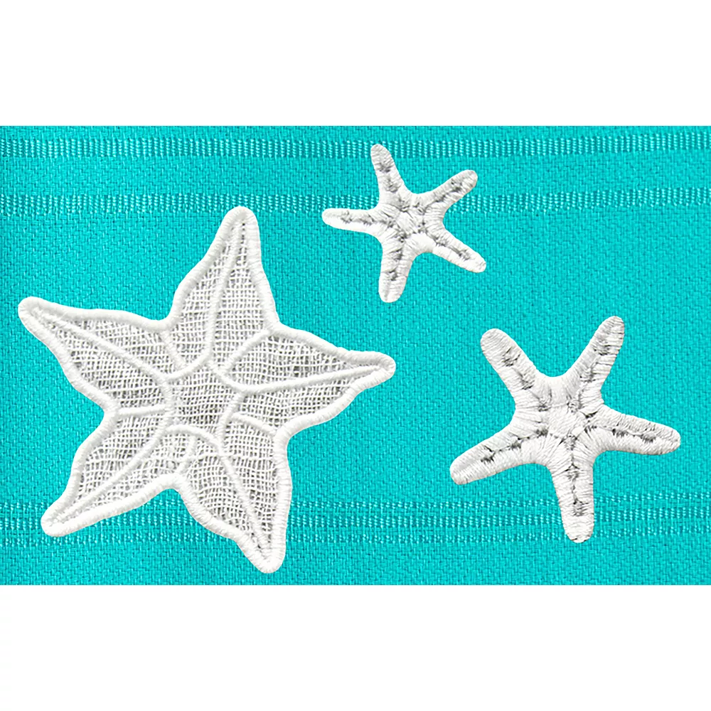 Linum Home Textiles Summer Fun Glittery Starfish Pestemal Beach Towel - Image 4