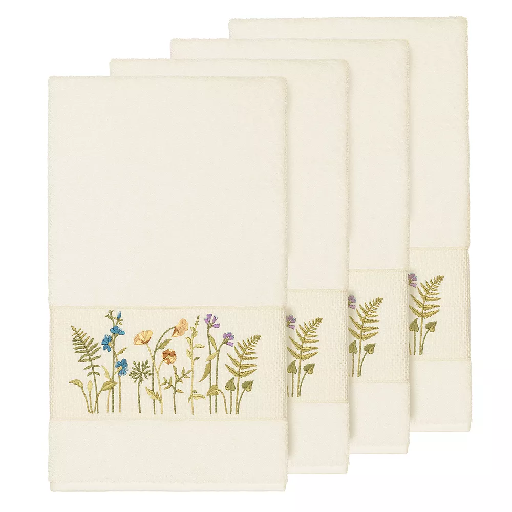 Linum Home Textiles Serenity Embellished Bath Towel Set - Image 3