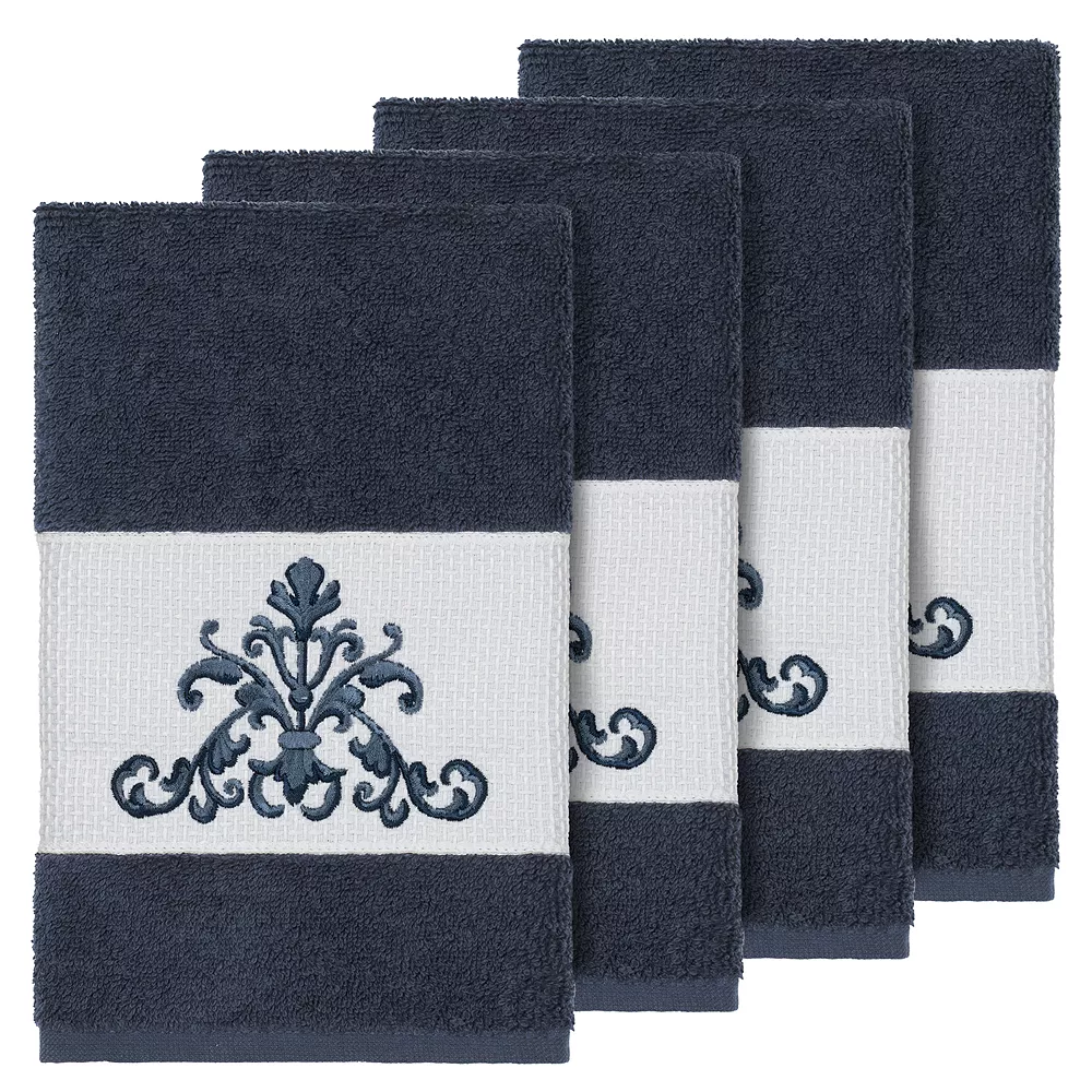 Linum Home Textiles Scarlet Embellished Hand Towel Set - Image 3