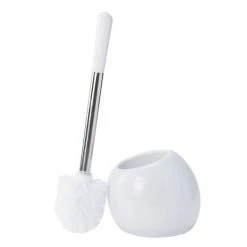 Bath Bliss Ceramic Dome Toilet Brush & Holder