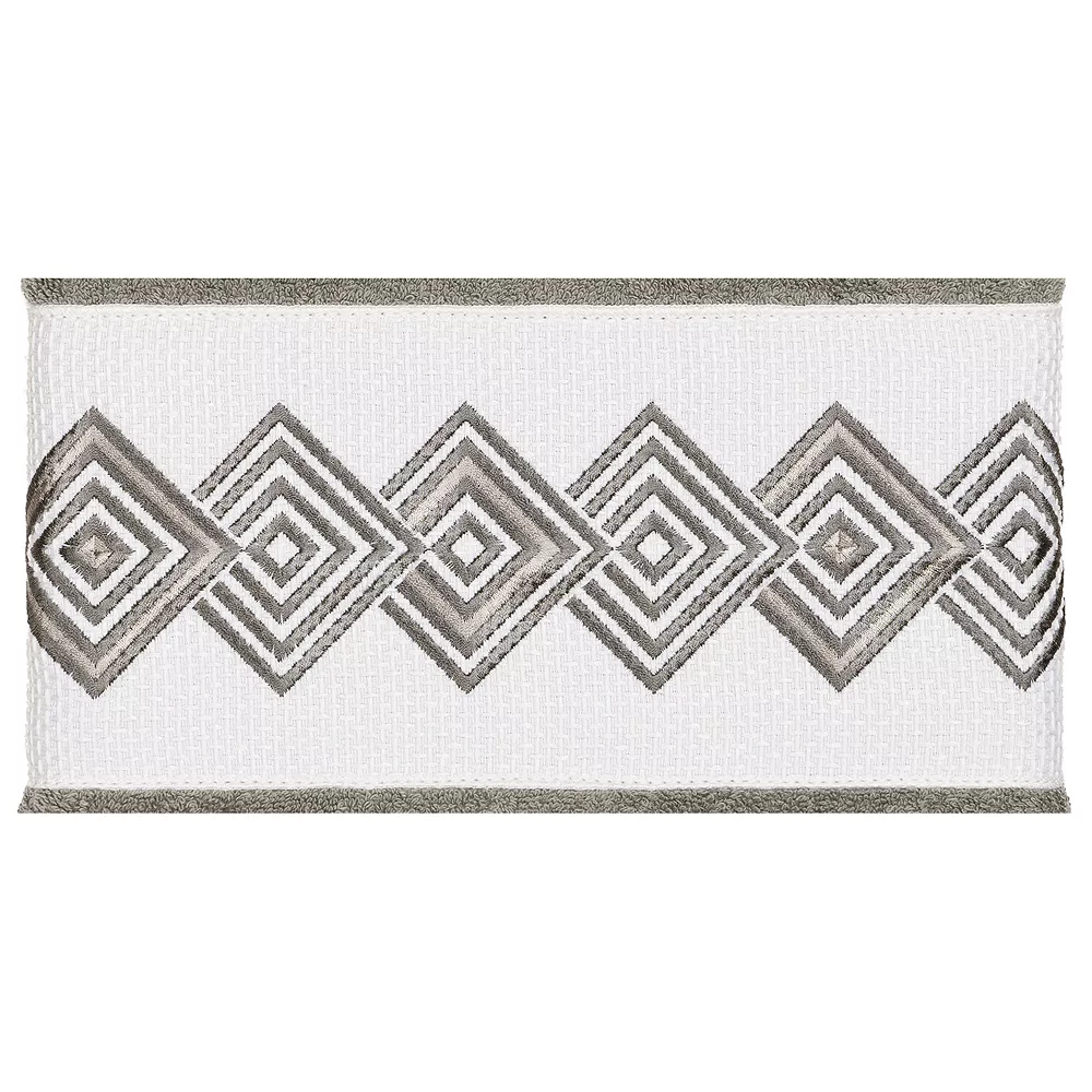 Linum Home Textiles Turkish Cotton Noah Embellished Bath Towel Set - Image 3
