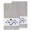 Linum Home Textiles Turkish Cotton Khloe Embellished Bath Towel Set