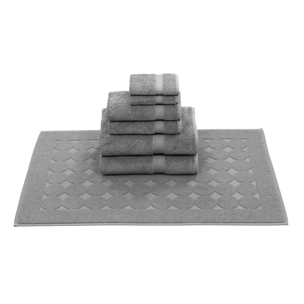 Linum Home Textiles 7-piece Turkish Cotton Sinemis Terry Bath Towel Set