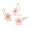Saturday Knight, Ltd. Misty Floral Shower Curtain Hooks