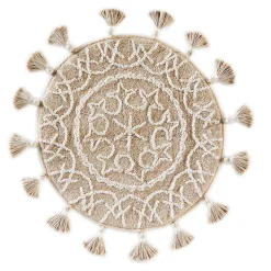 Saturday Knight, Ltd. Round Medallia Bath Rug