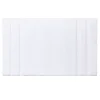Madison Park Signature Stria Border Stripe Marshmallow Bath Rug