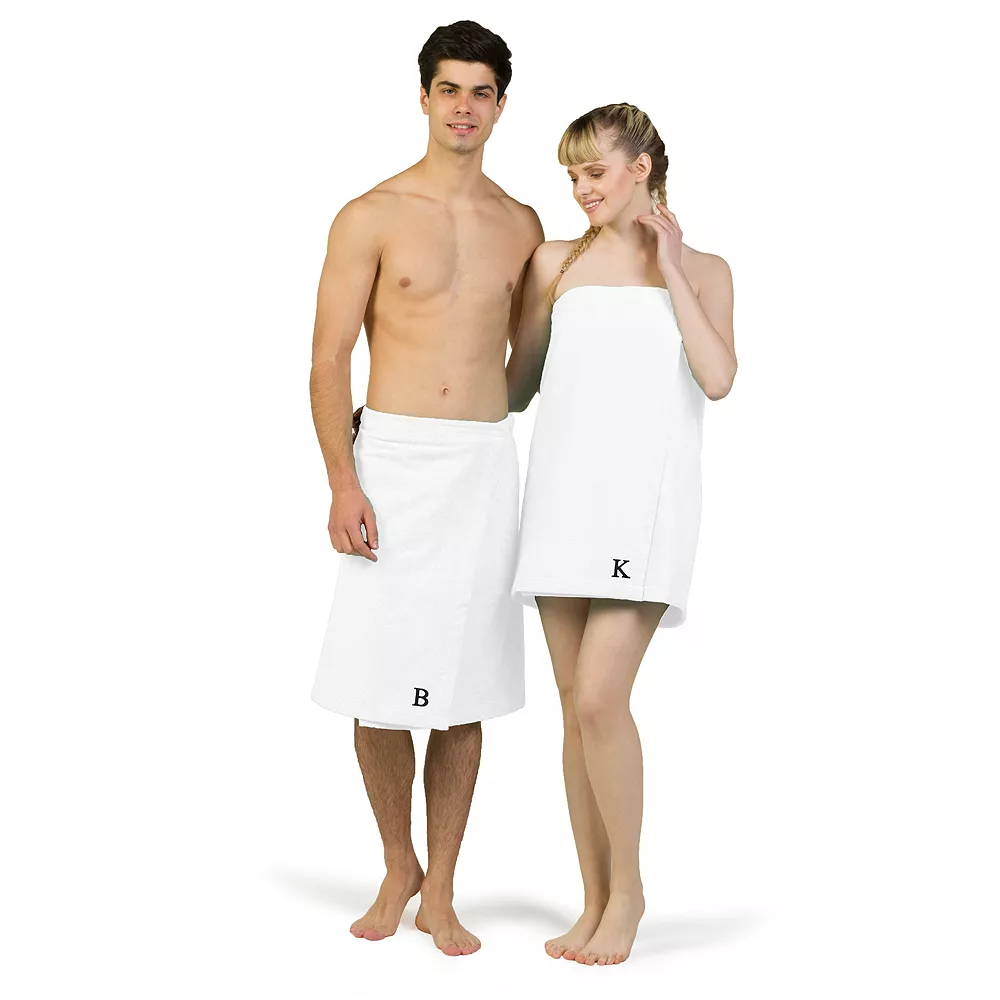 Linum Home Textiles Turkish Cotton Personalized Women's Terry Body Wrap - Image 3