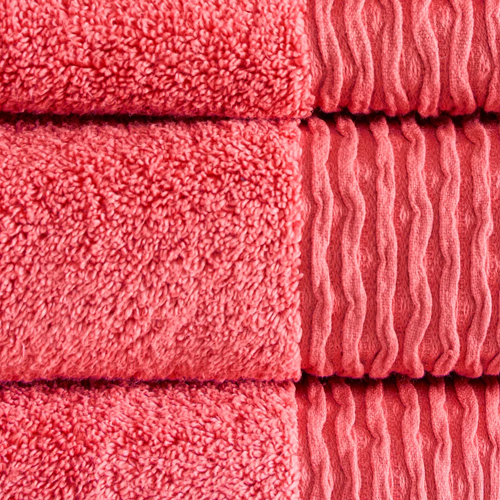 Madison Park Aer Jacquard Cotton 6-piece Antimicrobial Bath Towel Set - Image 4