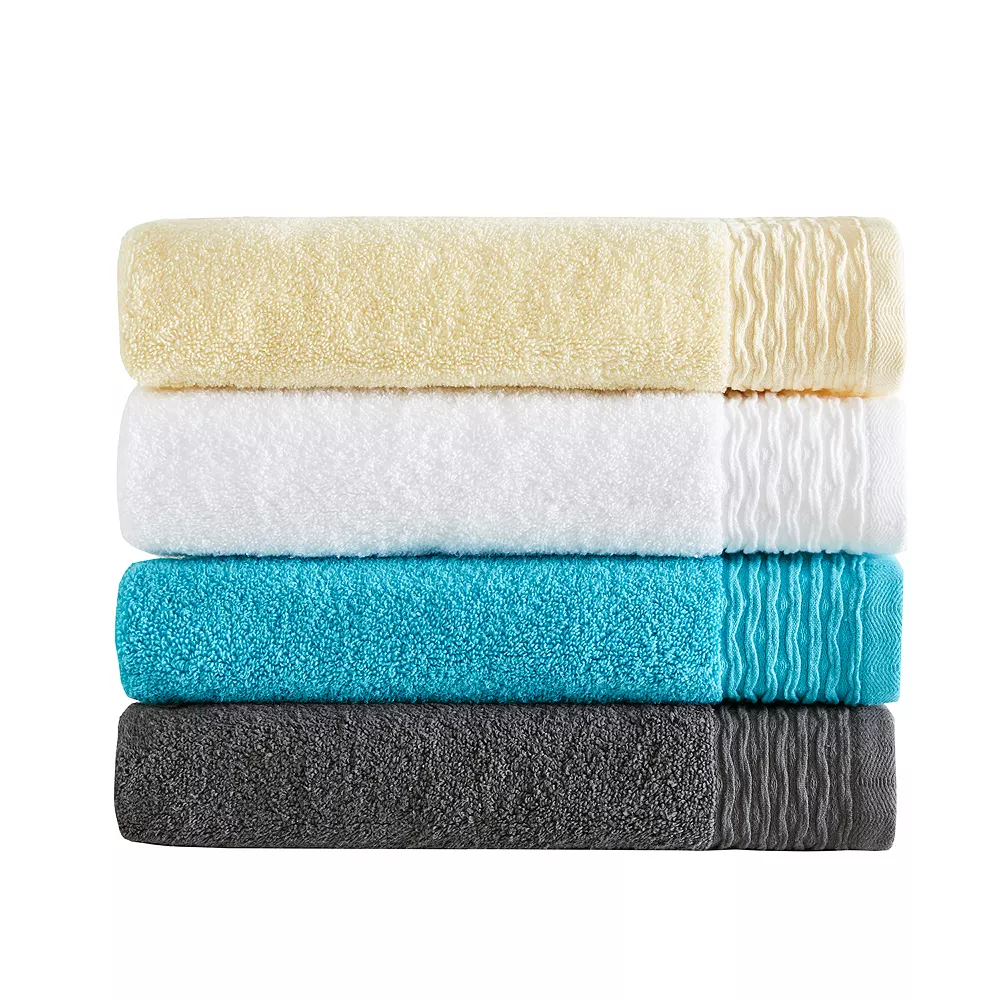 Madison Park Aer Jacquard Cotton 6-piece Antimicrobial Bath Towel Set - Image 5