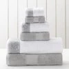 Allure Home Creations Allure Lifestyle 6-piece Filigree Jacquard Border Bath Towel Set